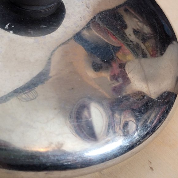 Vintage Revere Ware Copper Clad Sauce Pan LID ONLY 7 Inches Small Dent - Picture 4 of 8